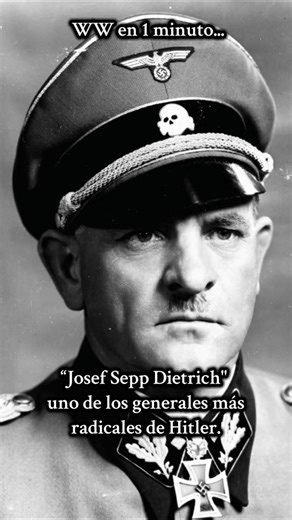 Josef Sepp Dietrich, General of the Waffen SS,