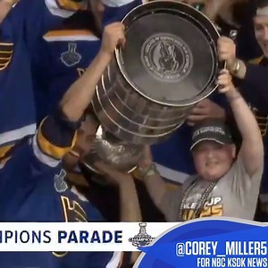 38K views · 475 reactions | Bigger than sports. Laila got to lift and kiss the Stanley Cup on stage during the St. Louis Blues' victory celebration parade. | NBC Sports | Facebook