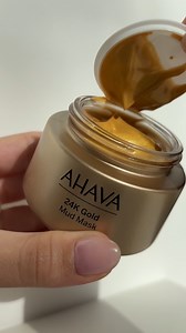 Why settle for gold when you can have 24K Gold Mineral Mud Mask? This opulent mask fuses Dead Sea mineral mud with pure 24K Gold to elevate your skin—smoothing, firming, and revitalizing for a radiant glow. Pamper yourself and shine like royalty! | AHAVA
