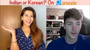 Indian Girl Pretending To Be Korean on OMEGLE | Dhruvi Nanda | Dhruvi Nanda