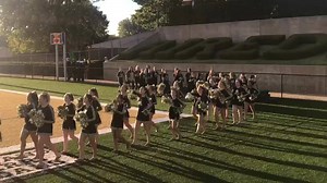 Alma Cheerleaders and Alma Dance team and alumni are ready to cheer for the Airedales! #Homecoming #GoAiredales | Alma School District