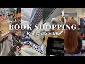 BOOK SHOPPING FOR MY 2025 TBR 📚 + book haul!