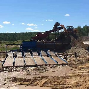 [Hot Item] Mobile Gold Trommel Washing Plant/Heavy Duty Mobile Trommel Screen