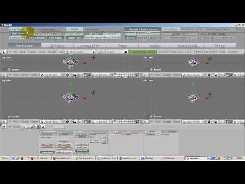 Ira Krakow's Splitting and Joining Windows Blender2.49b Tutorial