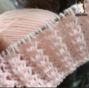 Super easy two needle knitting 💜 ending in two rows #crochet #knitting #diy # | defne9262