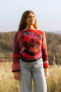 Hand-knitted Sweater - Etsy UK