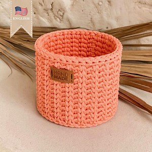 PDF Crochet Pattern Basket Storage Crochet Basket Pattern Crochet Handmade Basket for Home Decor Crochet Round Basket Crochet Idea Basket - Etsy