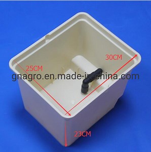 [Hot Item] Dutch Bucket with Single Hole Lid and Net Pot for Hydroponic Use