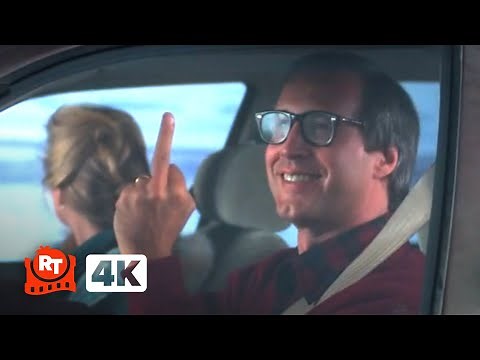 National Lampoon's Christmas Vacation (1989) 4K - Driving Under the Truck | Movieclips
