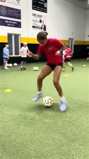 Quick feet, balance, coordination, and max reps with all surfaces of both feet at The Soccer Factory