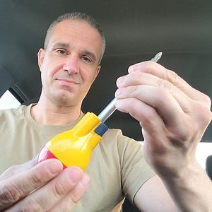 "Found this satisfying-sounding 'crunchy' screwdriver in my grandfather's garage today & immediately realized that playing with it as a toddler is one of my earliest memories (I'm 46)." https://reddit.app.link/H8wJfrdTyCb via r/oddlysatisfying | Reddit