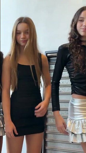 Girls fashion try on new styles skirts dress and tops at lemonade