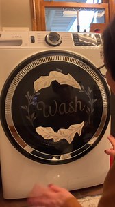 14K views · 591 reactions | Showing the washer dryer stickers from Dollar Tree. Just not sure about them. 樂 | The Crafty Decorator | Facebook