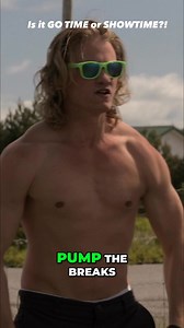 Half naked, half prepared for a solar eclipse. #shades #AssBackwards #figureitout | Letterkenny - Figure It Out
