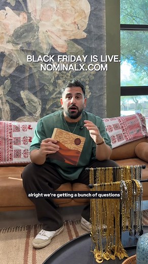 🚨 𝗡𝗢𝗪 𝗟𝗜𝗩𝗘: Our Biggest Black Friday EVER! 𝗨𝗽 𝘁𝗼 𝟲𝟬% 𝗢𝗙𝗙 𝘀𝗶𝘁𝗲𝘄𝗶𝗱𝗲 𝟲𝟬 𝗻𝗲𝘄 𝗿𝗲𝗹𝗲𝗮𝘀𝗲𝘀. Gift others or treat yourself with meaningful jewelry made to last forever, with our 100% lifetime warranty. 🇵🇸 Every order donates a meal to Palestine | Nominal