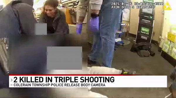 Police have released video footage showing the harrowing moments officers responded to a deadly shooting in Colerain Township. https://tinyurl.com/522sbtmh | LOCAL 12, WKRC-TV