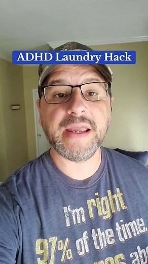 Here is a hack my ADHD teen daughter uses to do laundry. #ADHD #ADHDHacks #adhdteen #adhdparenting #neurodivergent #dadsofteens #dadsofdaughters | ADHD Genes