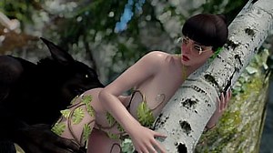 Werewolf Fucks Busty Elf Girl: 3D Skyrim Animation