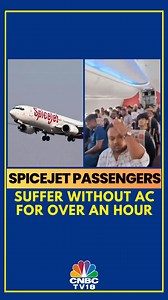 10K views · 18 reactions | "The temperature inside the flight was 40°C, and the passengers were suffering. The AC was switched on only when the flight took off," claims a SpiceJet passenger who was travelling from Delhi to Darbhanga (SG 476). Several passengers were left feeling unwell while waiting inside the aircraft without air conditioning amid the ongoing heatwave #WATCH #spicejet #aircondition #AC #Delhi #Darbhanga #SG476 #heatwave #cnbctv18digital | CNBC-TV18 | Facebook