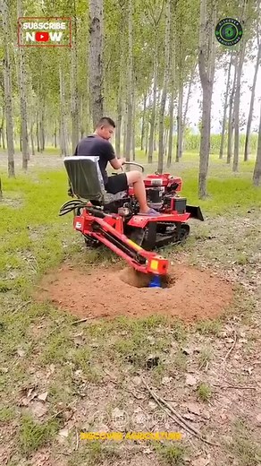 6.5K views · 18 reactions | Amazing Hole Digging Machine! Earth Auger/Hole Digger Machine | Discover Agriculture | Facebook