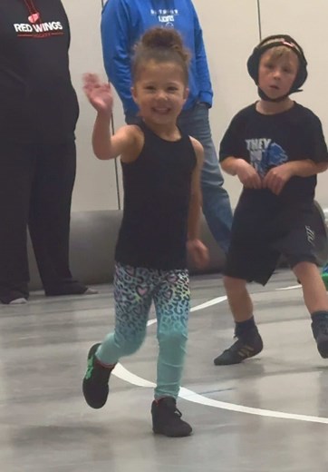 MEET LAYLA—the newest Untamed Little Warrior. 4-year-old Layla is the little sister to Sweet Lew & Lovely Lucy. Enjoy clips from her first week of wrestling💪🩷 #layla #wrestling #fyp #cute #fitness
