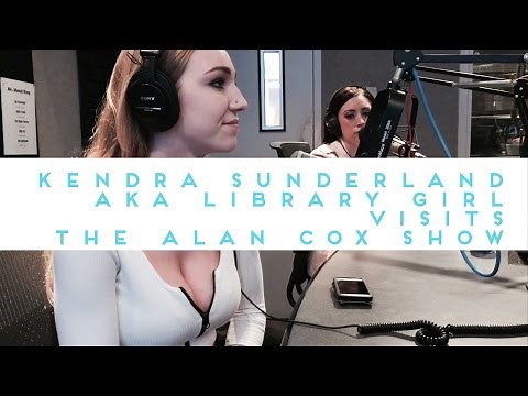 Kendra Sunderland Aka Library Girl Visits The Alan Cox Show