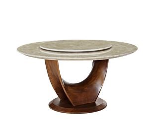 [Hot Item] Factory Modern Design Living Room Furniture Stainless Steel Wooden Marble Round Table