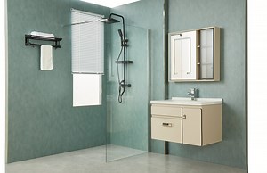 [Hot Item] Frameless Clear Tempered Glass Black Profile Walk in Shower Screen Shower Door