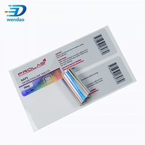 [Hot Item] Design Make Your Own Custom Plastic Bottle Label Sticker Printing