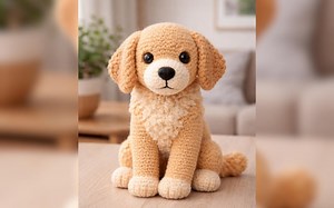 Golden Retriever - Crochet Golden Retriever, Chien Amigurumi, Modèle chien au crochet, Chiot Golden Retriever, Modèle chien, Crochet mignon - Etsy France