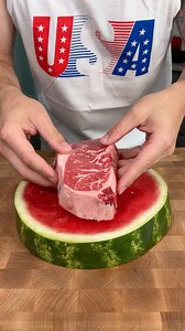 Watermelon steaks 🍉 #easyrecipe #homecooking #grilling | Kyle Istook
