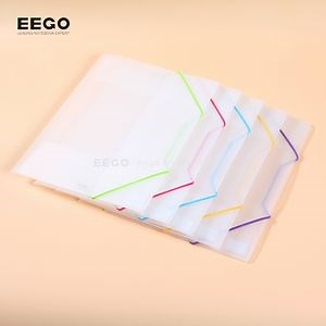 [Hot Item] Multicolor A4 Pocket Custom Plastic Presentation File Document Folder for School
