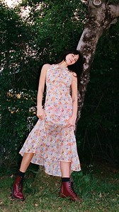 The original 1460 boot in Cherry Red, styled by Devon Lee Carlson. Video by Lauren Leekley. Shop this style: https://bit.ly/36oLFXF | Dr. Martens