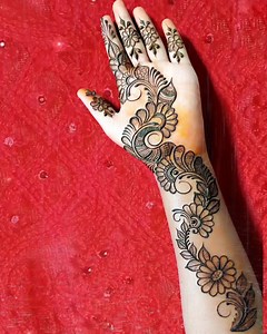 Dragon Flower Mehndi Design tutorial. #henna #classes #virul | Mehndi design