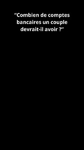 35K views · 261 reactions | Combien de ton compte bancaire tu dois avoir dans un couple ? #budgetcouple #couple #budget | Monsieur Budget | Facebook