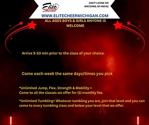 Now is the time to join!!! Get ready for Tryouts!! | Elite Cheer Michigan | Facebook
