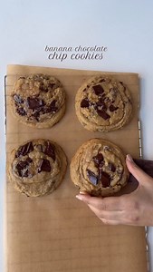89K views · 4.8K reactions | Banana chocolate chip cookies ...