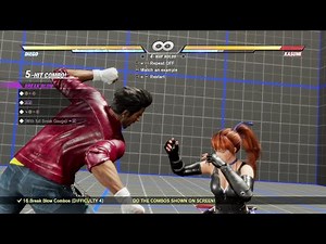 Dead or Alive 6 Diego Combo Challenges PS4 PRO