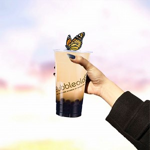 Take this as a sign to treat yourself with our refreshingly Lychee yummy boba! 🤤💜 | Bubbleology USA