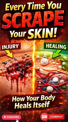 Every Time You Scrape Your Skin… THIS Happens! 😳