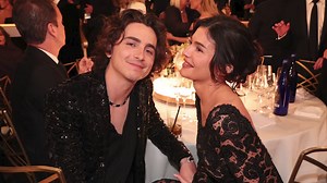 Kylie Jenner and Timothee Chalamet caught kissing at Golden Globes 2024