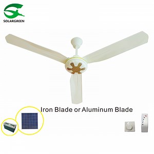 [Hot Item] 36inch 48inch 56inch Solar Acdc Rechargeable Ceiling Fan with Remote Control