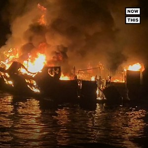 105K views · 1K reactions | A commercial diving boat caught fire and sunk off the Southern California coast earlier this morning — 34 passengers are missing, only 5 crew members were able to escape | NowThis | Facebook