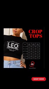 A sexier take on the signature tees. 🥰 CROP TOPS! Take your pick! 💥 Made to wear year round!! ♌️ Shop the collection Www.leoeverythang.com 🔥🔥🔥🔥 #leos #leo #leoseason #leozodiac #zodiacsigns #leogang #leowoman #leolife #leosbelike #leonation #astrology #leosign #leomemes #zodiac #leoman #leozodiacsign #leolove #leotraits #firesigns #leoastrology #leostarsign #lion #leoapparel #leomerch #leofashion #leostyle #Leotshirt | LEO Everythang