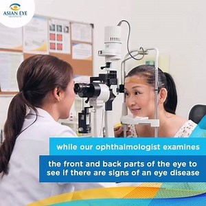 Here at Asian Eye, getting a comprehensive eye exam isn’t just about getting your eye grade. It involves a series of tests to evaluate the overall condition of your eyes. It includes a check by an optometrist and an ophthalmologist. Our optometrist measures the eye grade, while our ophthalmologist examines the front and back parts of the eye to see if there are signs of an eye disease. Schedule a visit to an Asian Eye clinic near you! Call 898-2020 or send us a message to set an appointment 🤓 |