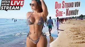 Der Strand von Side - Kumköy. #antalyasidelivestream #antalya #shorts #side #evrenseki #catsandgold #strand #türkei #beach #kumkoy | Antalya Side Livestream