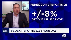 Options Action: FedEx options ahead of earnings