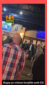 Alèt / Enfòmasyon. 🚨Bagay la vin trè konplike ! Ajan ICE fè yon entèvansyon sanzatann nan yon Bar-Resto Downtown Indianapolis, pandan kliyan yo tap pran plezi yo. Sitiyasyon an kreye gwo tansyon sou plas la. #viralphotochallenge | RADIO TÉLÉ MISSO