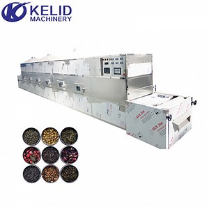 [Hot Item] Tunnel Microwave Green Black Tea Leaf Fixing Drying Sterilization Machine