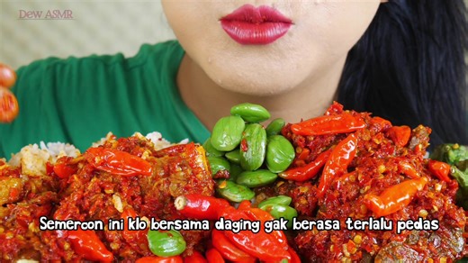 243K views · 5.9K reactions | Hari ini makan oseng oseng mercon paru dan koyor, Full video on yt chanel Dew ASMR | Dew asmr | Facebook